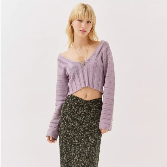 Urban Outfitter's BDG Mavis Stripe Pullover Sweater (Ivory, size M) - Picture 6 of 10